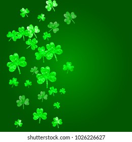 Shamrock background for Saint Patricks Day.