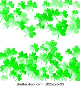 Shamrock background for Saint Patricks Day.