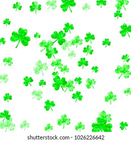 Shamrock background for Saint Patricks Day.