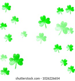 Shamrock background for Saint Patricks Day.
