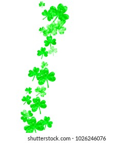 Shamrock background for Saint Patricks Day.
