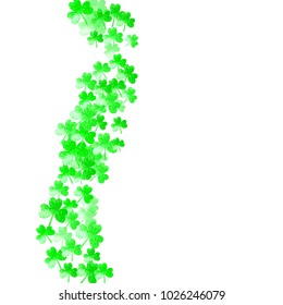 Shamrock background for Saint Patricks Day.