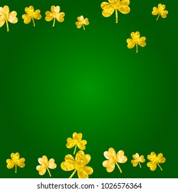 Shamrock background for Saint Patricks Day.