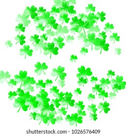 Shamrock background for Saint Patricks Day.