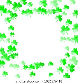 Shamrock background for Saint Patricks Day.