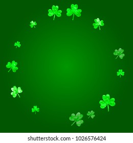 Shamrock background for Saint Patricks Day.