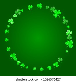 Shamrock background for Saint Patricks Day.