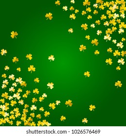 Shamrock background for Saint Patricks Day.