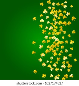 Shamrock background for Saint Patricks Day.