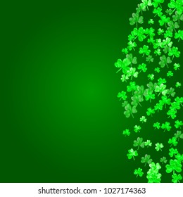 Shamrock background for Saint Patricks Day.