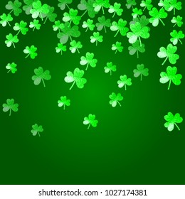 Shamrock background for Saint Patricks Day.