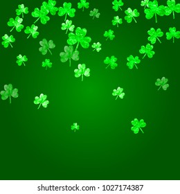 Shamrock background for Saint Patricks Day.