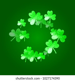 Shamrock background for Saint Patricks Day.
