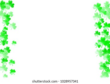 Shamrock background for Saint Patricks Day. 