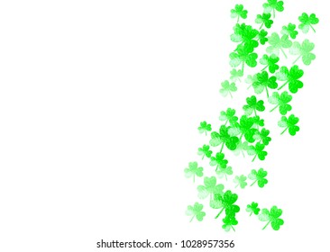 Shamrock background for Saint Patricks Day. 