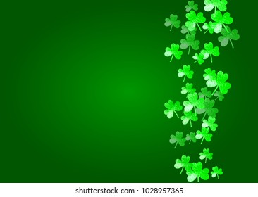 Shamrock background for Saint Patricks Day. 