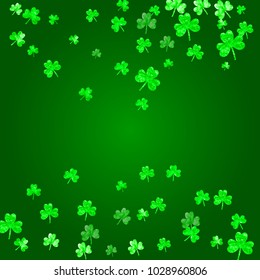 Shamrock background for Saint Patricks Day.