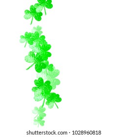 Shamrock background for Saint Patricks Day.