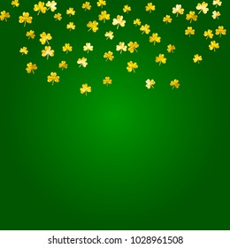 Shamrock background for Saint Patricks Day.