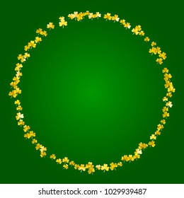 Shamrock background for Saint Patricks Day.