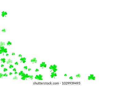 Shamrock background for Saint Patricks Day. 
