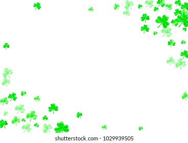 Shamrock background for Saint Patricks Day. 