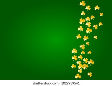 Shamrock background for Saint Patricks Day. 