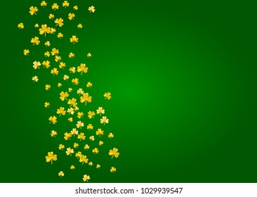 Shamrock background for Saint Patricks Day. 