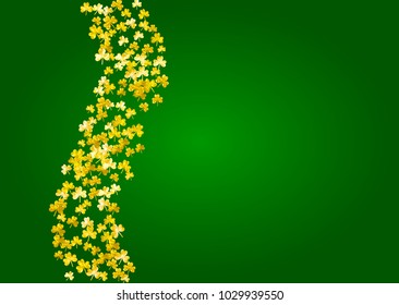 Shamrock background for Saint Patricks Day. 