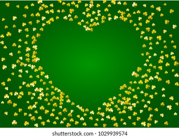Shamrock background for Saint Patricks Day. 