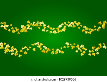 Shamrock background for Saint Patricks Day. 