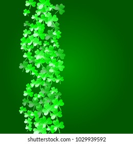 Shamrock background for Saint Patricks Day.