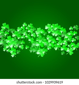 Shamrock background for Saint Patricks Day.