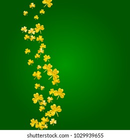 Shamrock background for Saint Patricks Day.