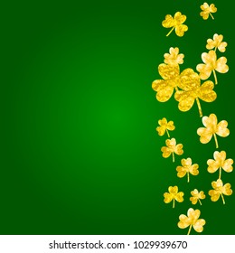 Shamrock background for Saint Patricks Day.