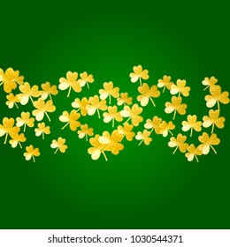 Shamrock background for Saint Patricks Day.