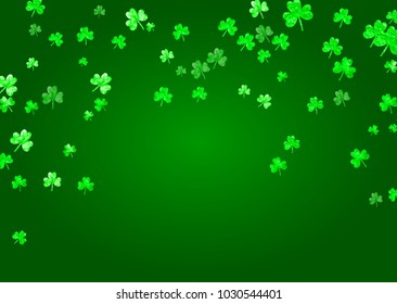 Shamrock background for Saint Patricks Day. 