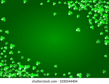 Shamrock background for Saint Patricks Day. 