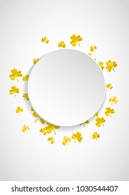 Shamrock background for Saint Patricks Day. 