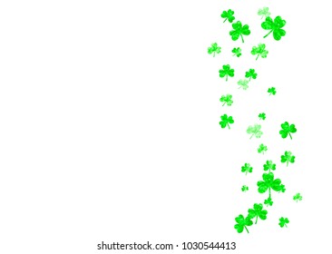 Shamrock background for Saint Patricks Day. 