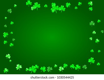 Shamrock background for Saint Patricks Day. 