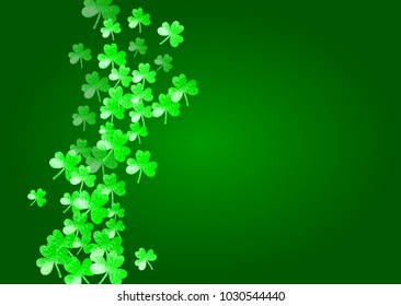 Shamrock background for Saint Patricks Day. 