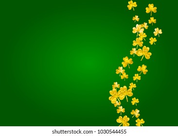 Shamrock background for Saint Patricks Day. 