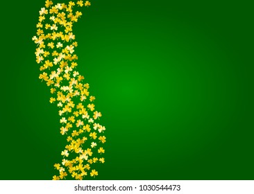 Shamrock background for Saint Patricks Day. 