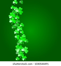 Shamrock background for Saint Patricks Day.