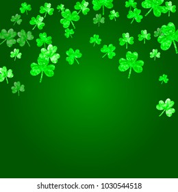 Shamrock background for Saint Patricks Day.
