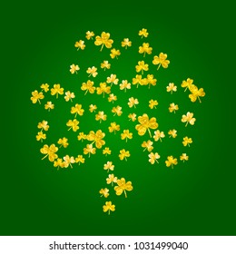 Shamrock background for Saint Patricks Day.