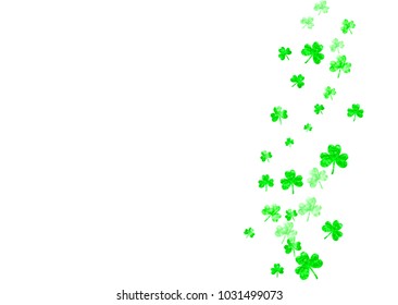 Shamrock background for Saint Patricks Day. 