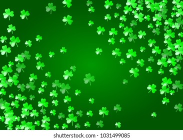 Shamrock background for Saint Patricks Day. 