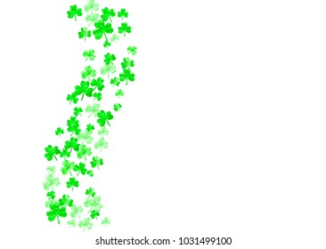 Shamrock background for Saint Patricks Day. 